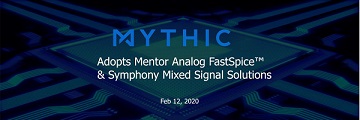 Mythic, AI 설계 위해 멘토 Analog FastSPICE 및 Symphony 채택